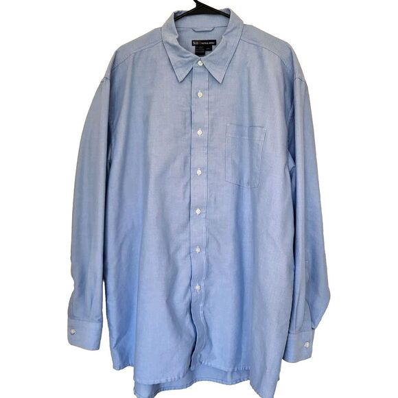 511 Tactical Series Shirt Mens 2XL Blue Chambray Workwear Casual Snap Button - Picture 1 of 9